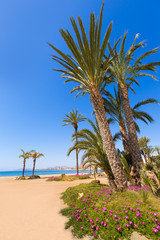 Fototapeta na wymiar Aguilas Poniente beach Murcia in Spain