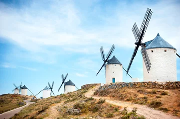 Papier Peint photo Moulins windmills in Consuegra