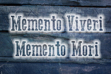 Memento Viveri Memento Mori Concept