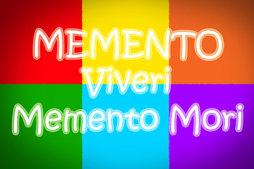 Memento Viveri Memento Mori Concept