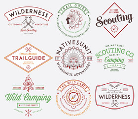 Outdoor scouting colored