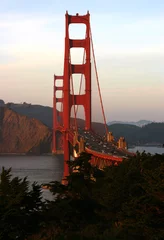Fotobehang Golden Gate Bridge at Dusk © hqphotography