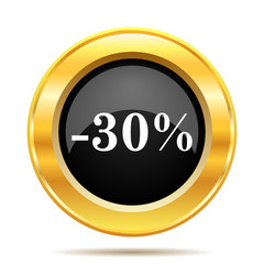 30 percent discount icon