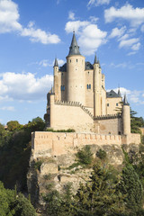 Fototapeta na wymiar Alcazar Castle in Segovia, Spain