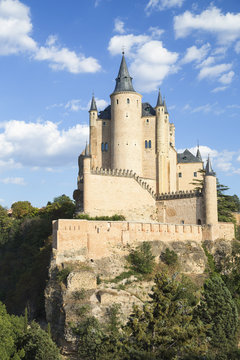 Alcazar Castle in Segovia, Spain