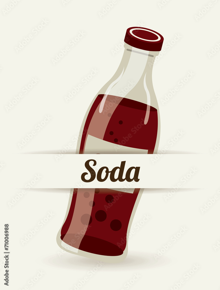 Sticker soda design