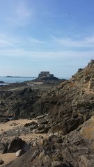 Fototapeta na wymiar Fort de Saint Malo