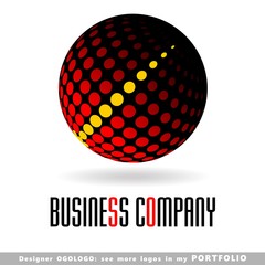 logo, sphere, abstract, computer, concepts, circle