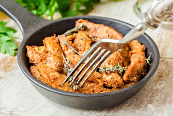 Куриное филе с тимьяном