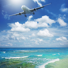 Fototapeta premium Air travel concept