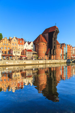 Cityscape of Gdansk in Poland