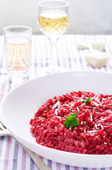 risotto with beetroom