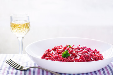 risotto with beetroom
