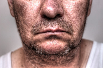 Artistic dark portrait