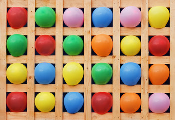 Color balloons.