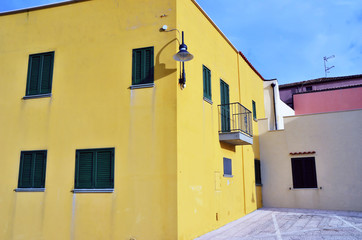 the old town of termoli, molise, italy 