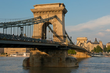 Obraz premium Chain Bridge in Budapest