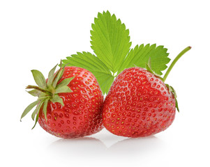 Strawberries isolated