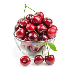 cherries isolated