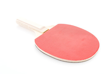 racket ping pong isolated on white background