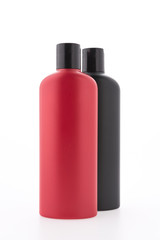 Plastic bottle isolated on white background