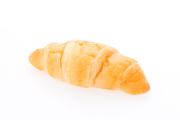 Croissant bread isolated on white background