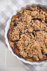 Pflaumen Crumble