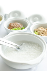 porridge in bowl for patient