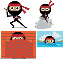 ninja cartoon © Rizal