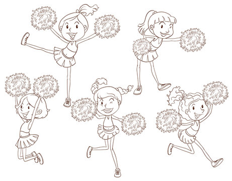 A simple sketch of the cheerers