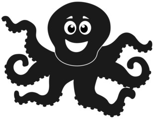 a shadow of octopus merry