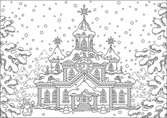 Obraz premium Santa Claus house