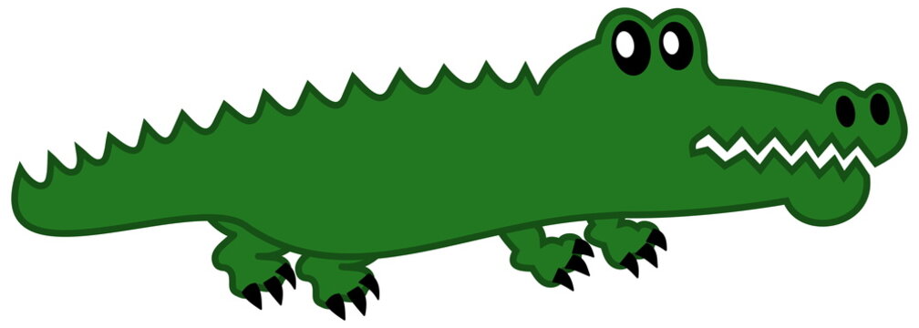 a simple crocodile
