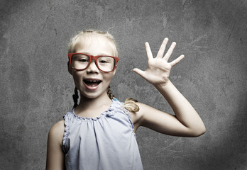 Smart schoolgirl