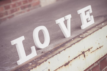 LOVE Liebe Buchstaben Schriftzug - 71026519