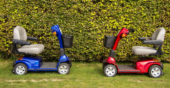 Fototapeta Mobility scooters