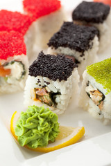 Salmon and Tobiko Roll