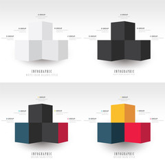 infographic template 4 styles