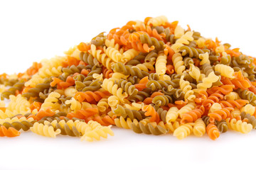 Colorful pasta