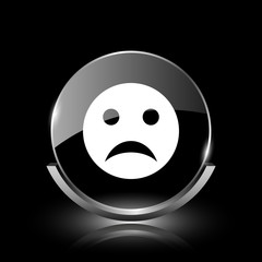 Fototapeta premium Sad smiley icon