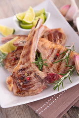 grilled lamb chops