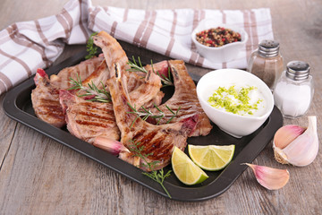 grilled lamb chops