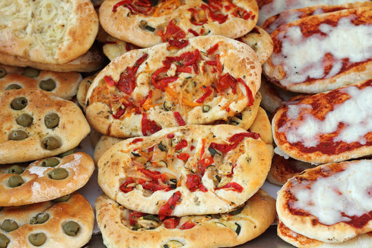 italian pizza snacks on market