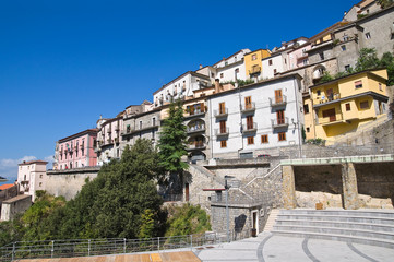 Fototapeta na wymiar Panoramic view of Viggianello. Basilicata. Italy.