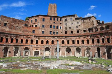 Fototapeta na wymiar foro di Traiano - Roma