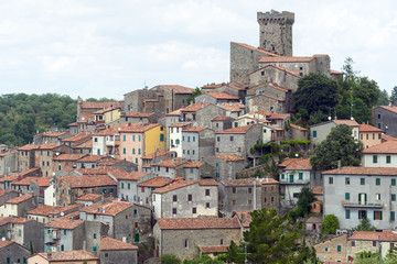 Naklejka premium Arcidosso (Tuscany, Italy)