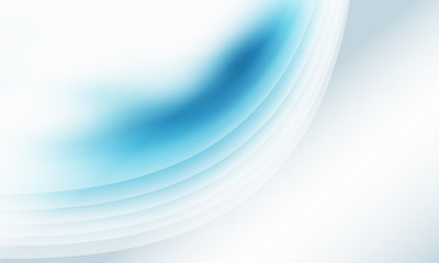Blue Waves Light Up the Sky Beautiful Pastel Abstract Vector