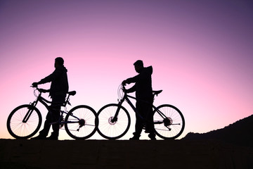 Fototapeta na wymiar bisiklet kültürünü yaşamak