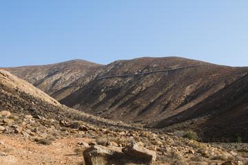 Fuerteventura Mountain Road
