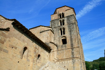 Fototapeta na wymiar Santa Maria Church in Santa Cruz de la Seros